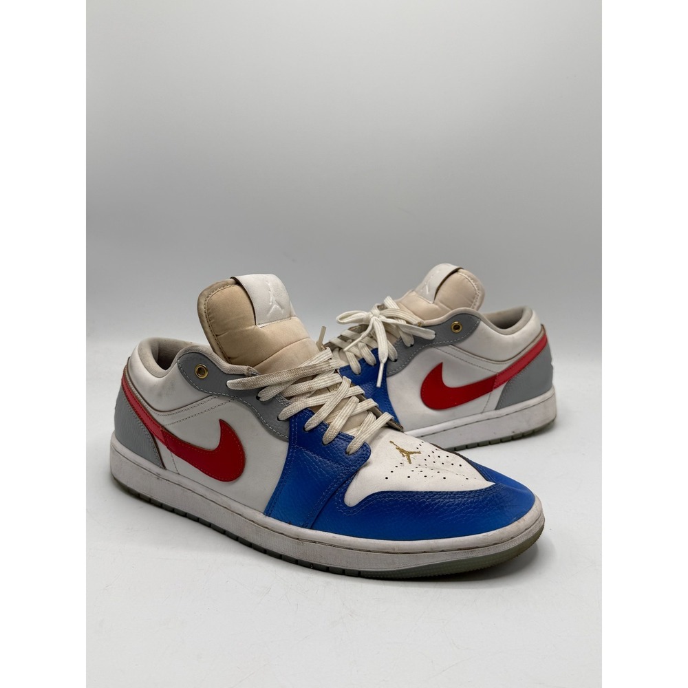 Nike Air Jordan 1 Low SE Philippines White Royal FN8901-164 Mens Size 12‎ No Box